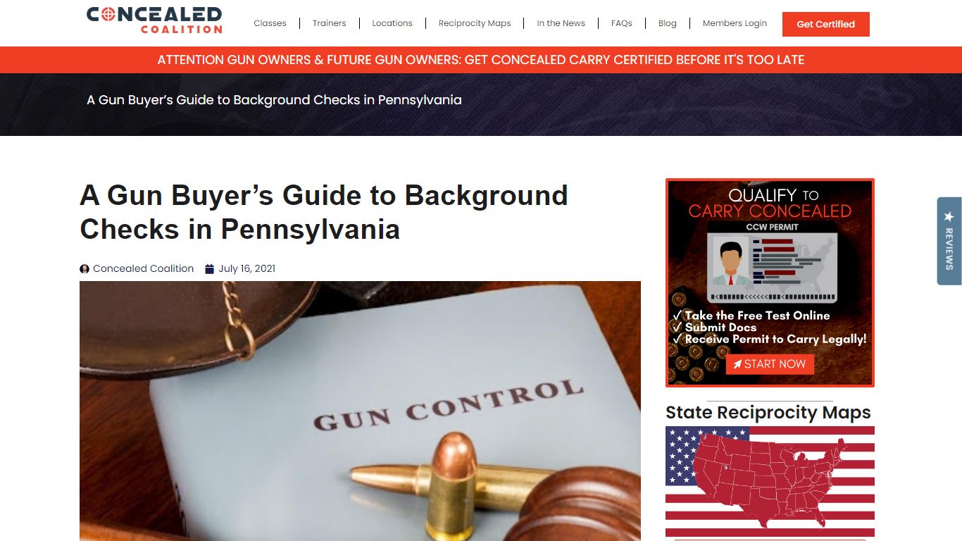 A Gun Buyer’s Guide to Background Checks in Pennsylvania